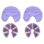 Lansinoh, Пакеты для горячей и холодной терапии груди, 2 многоразовых пакетика и мягкие чехлы