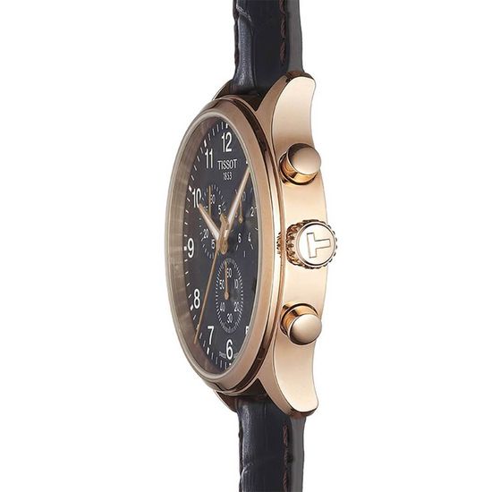 Tissot T116.617.36.057.01 мужские швейцарские часы с хронографом на ремне