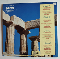 Винтажная виниловая пластинка LP Demis Roussos The Story Of Demis Roussos (Швейцария 1987)