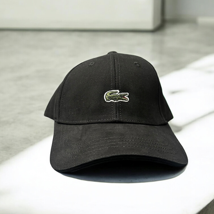 Бейсболка Lacoste  #1 • Черный