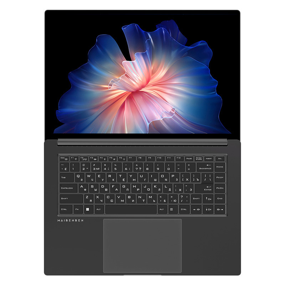 Ноутбук  Maibenben P625 16 ", Core i5, 16 Гб RAM, 512 Гб SSD, UHD Graphics, Темно-серый