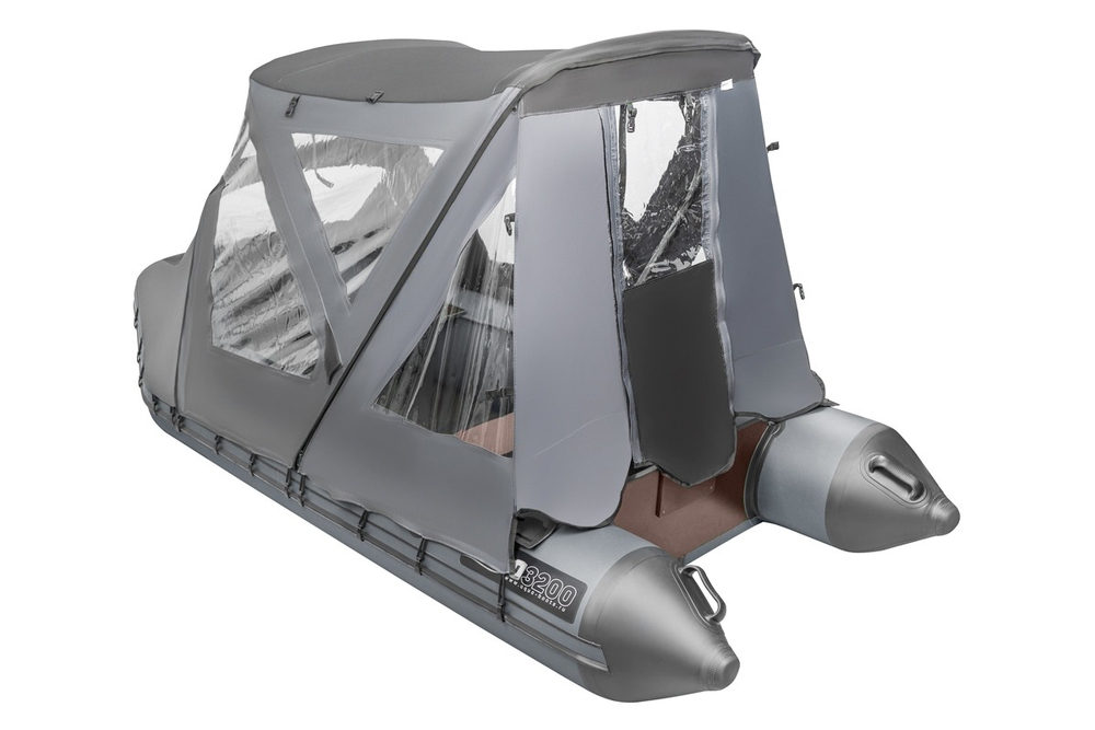 Тент трансформер КОМБИ Аква 3200 НДНД (графит/черный)