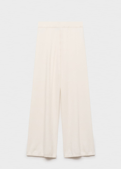 Брюки из тонкого трикотажа с широкими штанинами