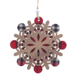 GAEM Украшение новогоднее "Снежинка", L10 W0,5 H11 см, 3в.