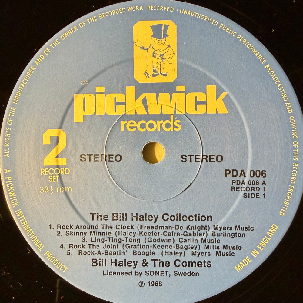 Bill Haley - The Bill Haley Collection 2LP (Англия 1975г.)