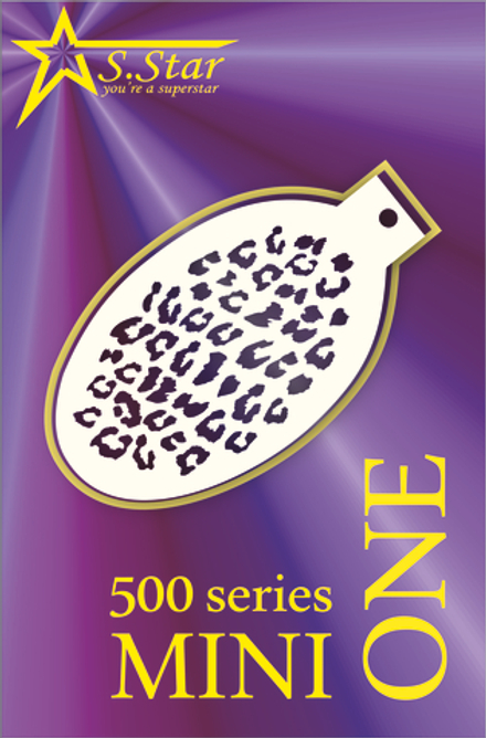 Трафарет для аквагрима S.STAR мини 502 принт леопарда