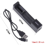 Зарядное устройство 1порт JS-06 USB Li-ion 18650