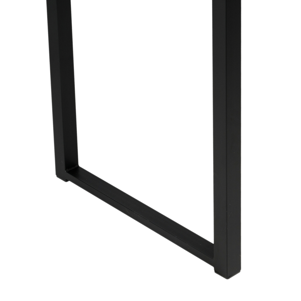 Стол деревянный Woodville Форли бетон, черный матовый