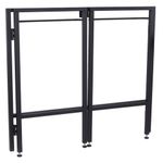 Стол BRABIX "Smart CD-010", 1000х505х795 мм, ЛОФТ, складной, металл/ЛДСП ясень, каркас черный, 641877