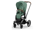 Коляска 2 в 1 Cybex Priam IV Leaf Green, шасси Chrome Brown