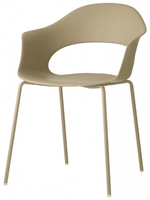 Кресло пластиковое Scab Design Lady B Go Green, тортора
