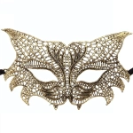Маска кружево»Тигрица», золотой