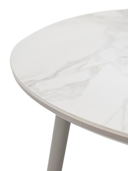 Стол МИЛТОН D89 PANDORA LIGHT, керамика / ЛАТТЕ каркас М-City