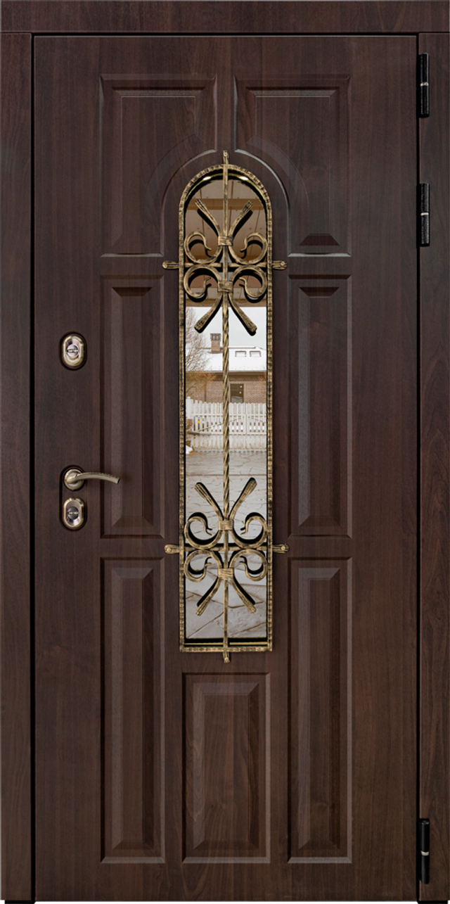 Входная дверь Лион Термо Темный орех