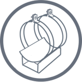 Опоры подкладные для труб в ППУ