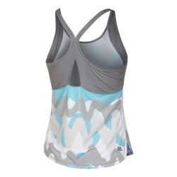 Женская теннисная майка BIDI BADU Good Vibes Tank Top Women - Grey, Blue