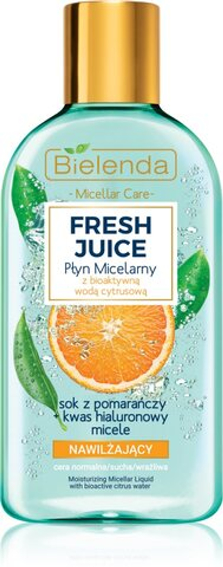 Bielenda Fresh Juice Orange - увлажняющая мицеллярная вода /   500  ml  / GTIN 5902169033996