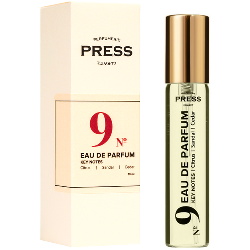 Парфюмированная вода PRESS GURWITZ PERFUMERIE №9
