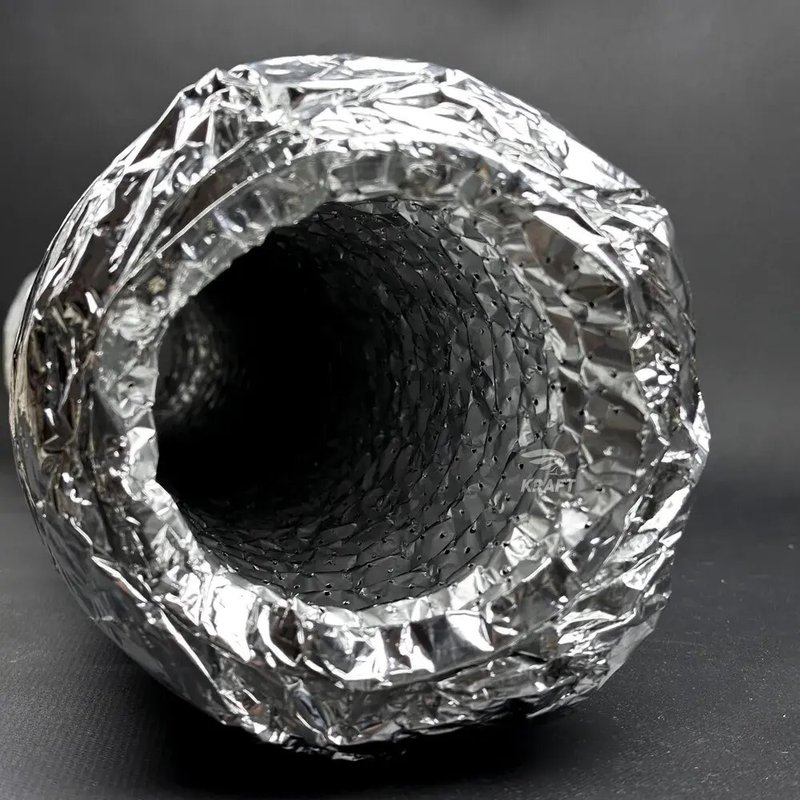 Гибкий шумоглушитель для круглых каналов 125 мм, длина 1 м