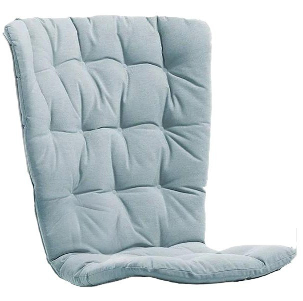 Кресло-качалка Folio, антрацит, голубой