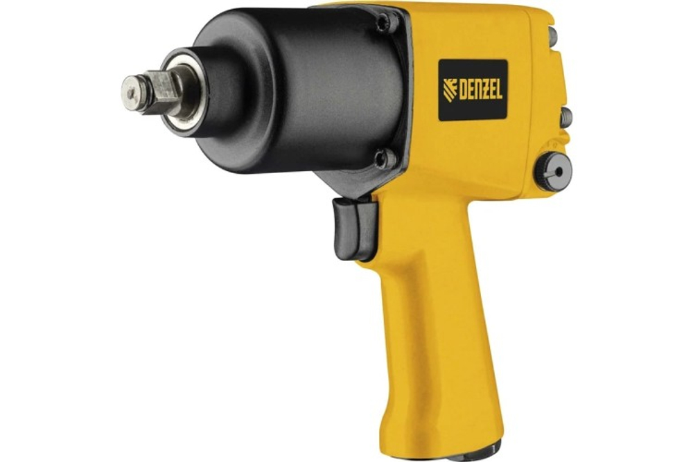 Гайковерт пневматический Denzel IW860 ударный + набор головок, 1/2" 57473