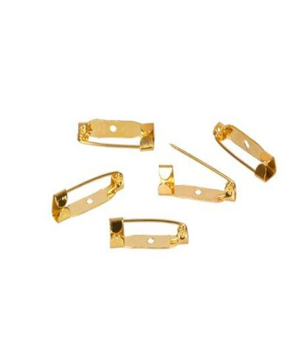 "Zlatka" Заготовки для броши DC-308 1.5 см , №01 под золото