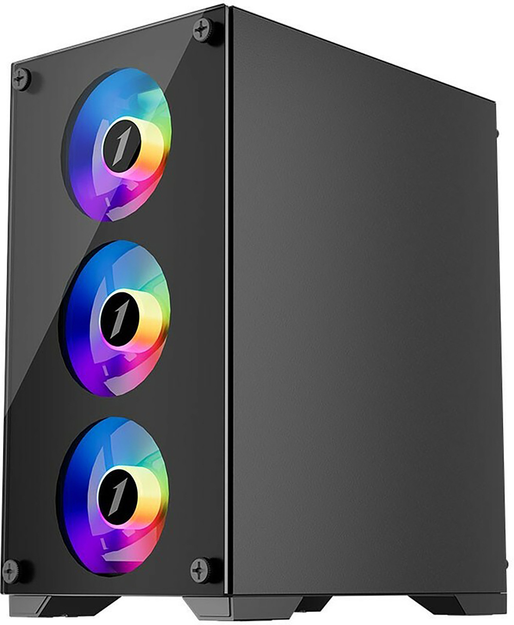 Корпус для компьютера 1STPLAYER FIREBASE X2-M / mATX / 4x120mm LED fans / X2-M-4F1