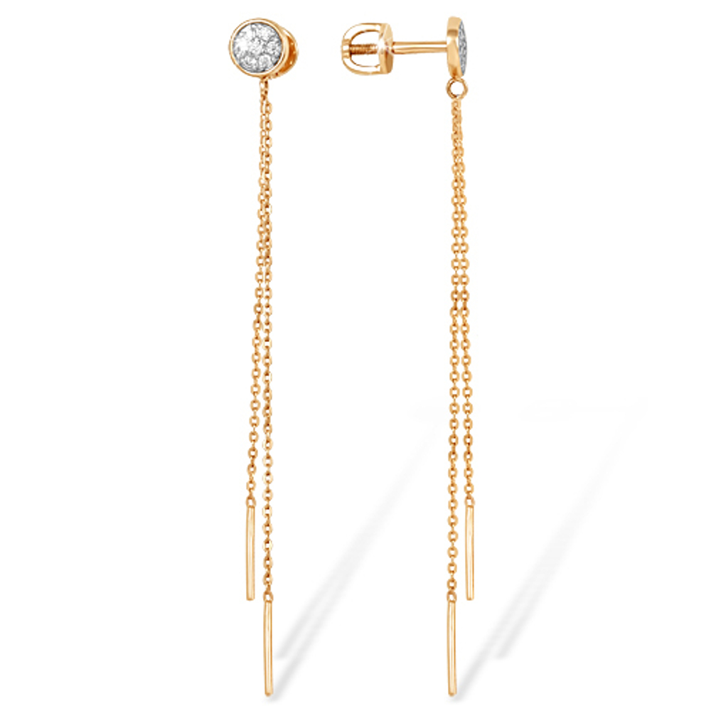 Серьги из золота 585 пробы