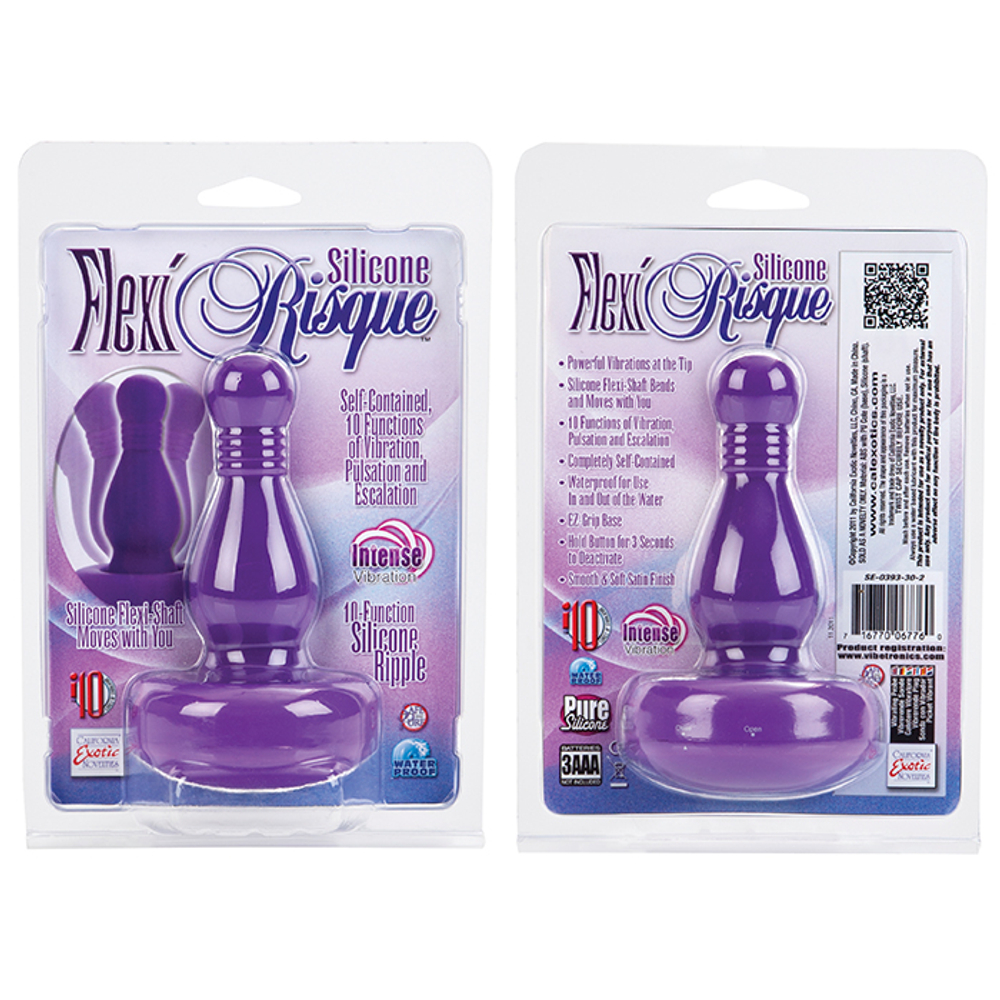 Фиолетовая анальная пробка с 10 функциями (Цвет: фиолетовый)