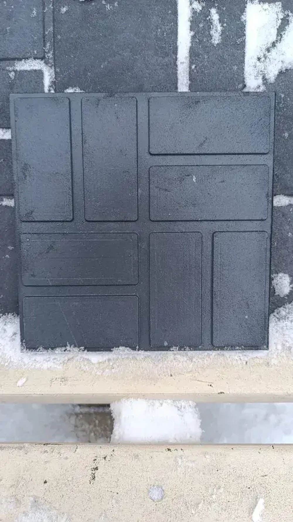 Плитка тротуарная полимерпесчаная 250х250х20 мм, 8 шт