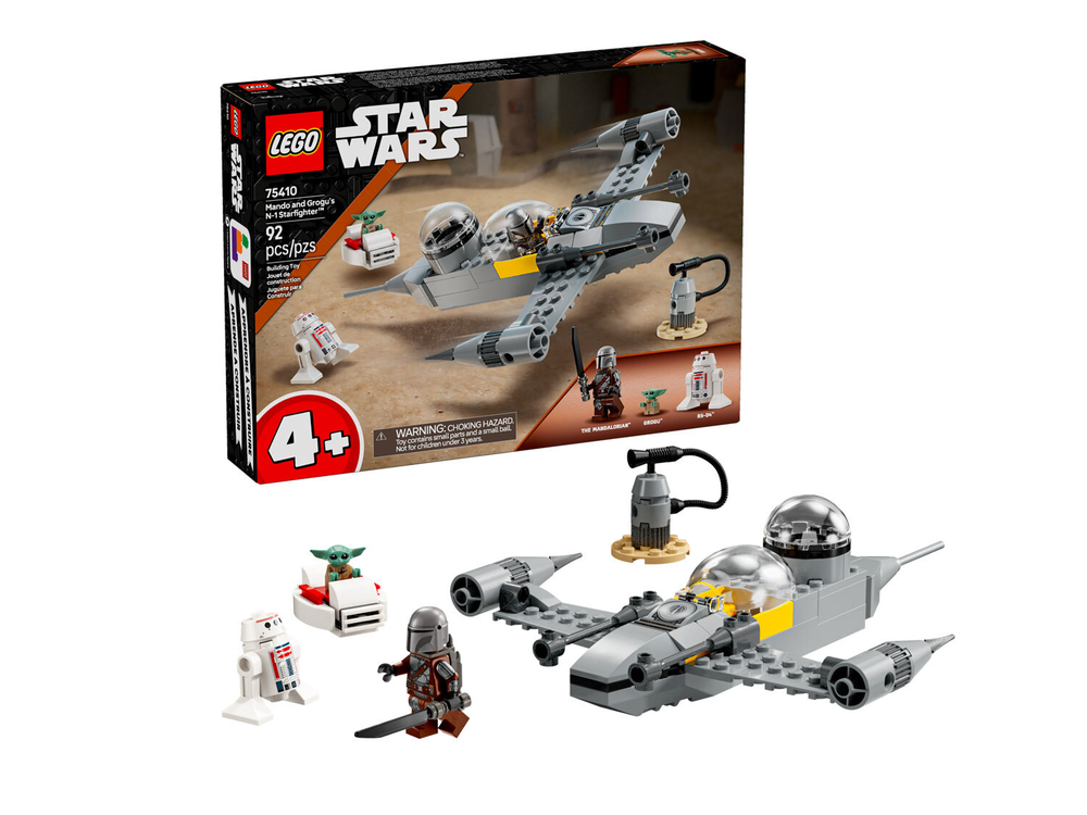 LEGO Star Wars 75410 «Звёздный истребитель N-1 Мандо и Грогу» — приключения из сериала