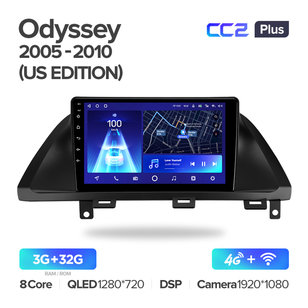 Teyes CC2 Plus 9" для Honda Odyssey 2005-2010 US EDITION