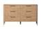 Комод Type oak 6 ящиков ширина 140 см (натуральный дуб)