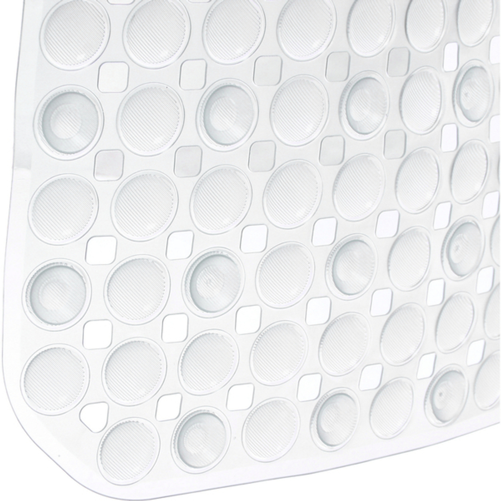 Коврик в ванну Селфи 68х36 ПВХ Сиена прозрачный