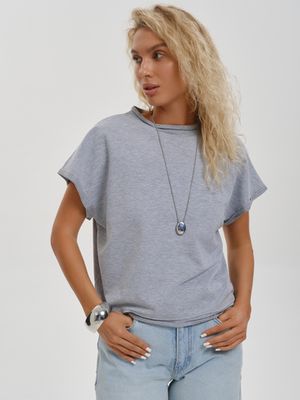 Футболка жилетка, серый