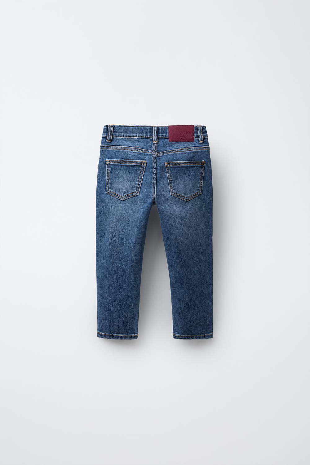 ZARA ДЖИНСЫ СКИННИ, ВЫЦВЕТШИЙ СИНИЙ