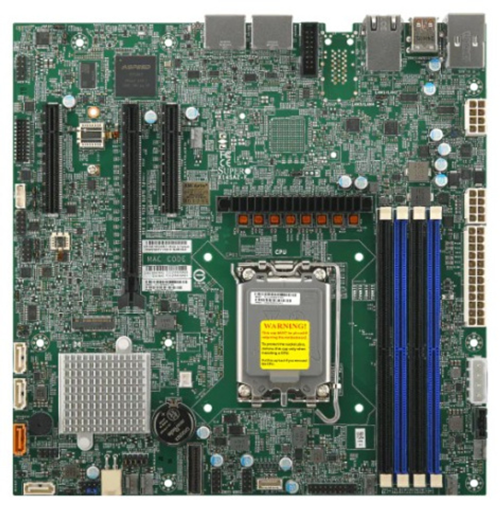 Материнская плата mATX Supermicro MBD-X14SAZ-F-B