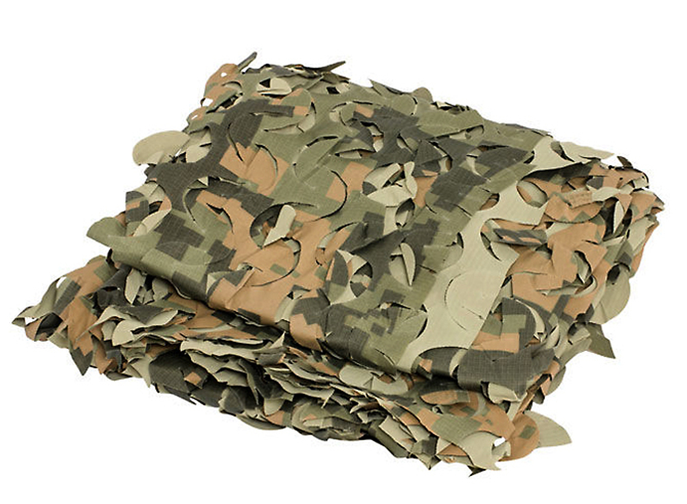 Маскировочная сеть Пейзаж Полынь 3D ПП-6 (светло-зеленый, серый, светло-серый) 2,2х6