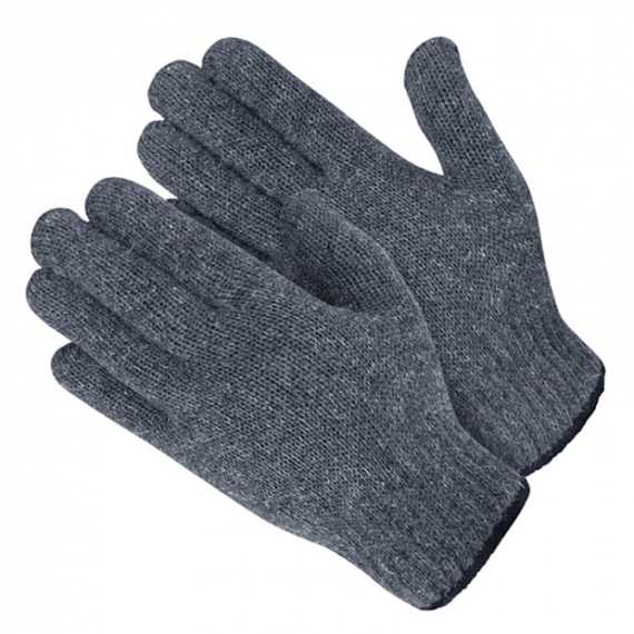 Перчатки полушерстяные с начёсом одинарные 50% шерсти