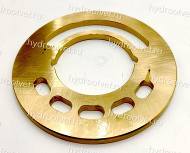 A10VNO85 VALVE PLATE R all bronze - Распределитель правый d52 d107 h5,4 мм полностью из бронзы для насоса Bosch Rexroth A10VNO85 53 серии