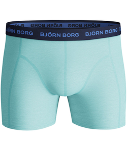 Мужские спортивные боксеры Björn Borg Shorts Sammy Seasonal Solid 5P - frosty spruce