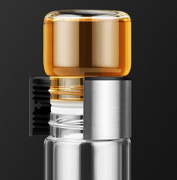 213041 Бутылка для заваривания SAMADoyo "C-002B" ниж.колба-238мл, верх. колба-170мл, зеленый/стекло