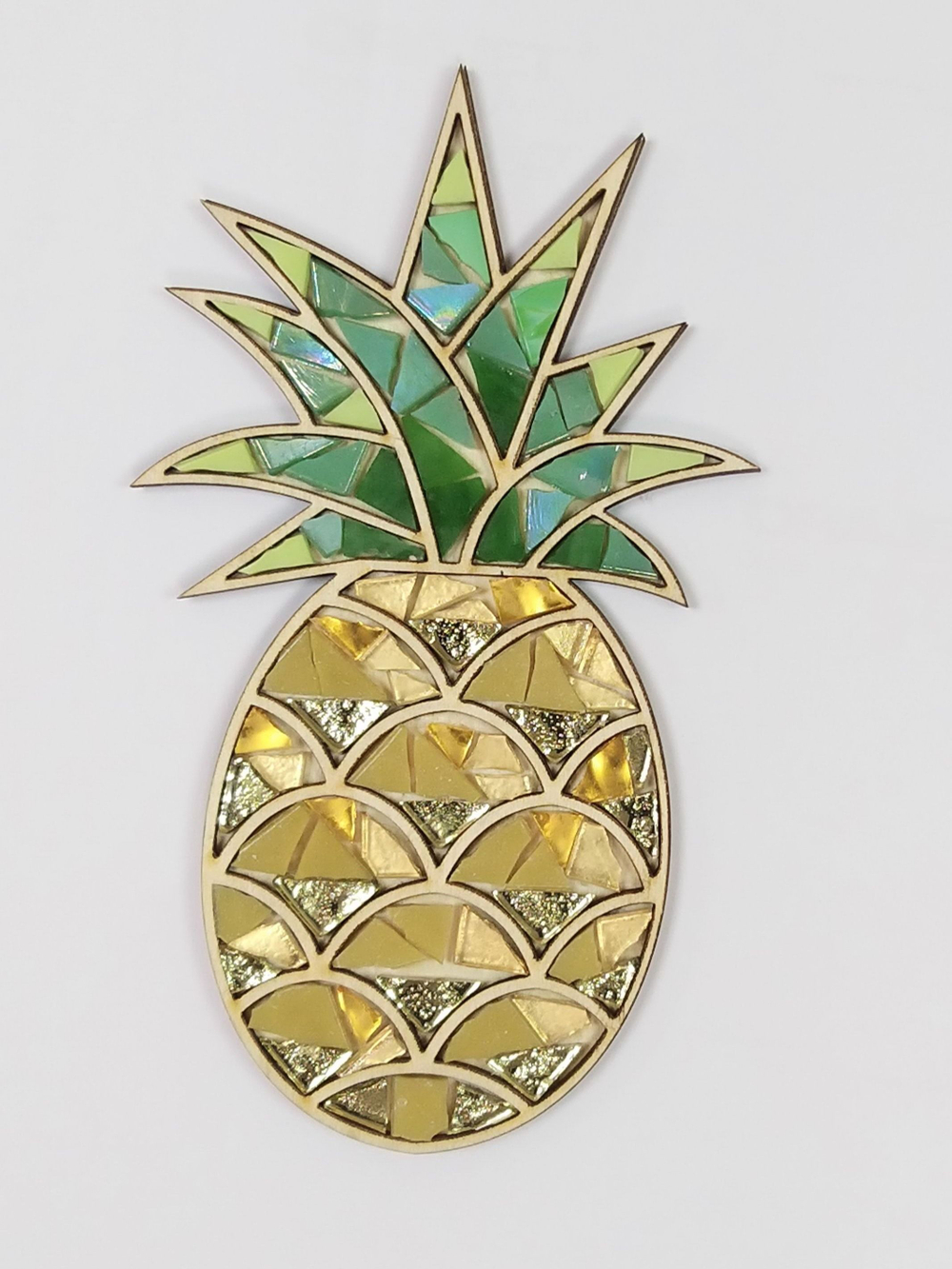 Набор для творчества мозаика стеклянная Розовый Кот 18 см.