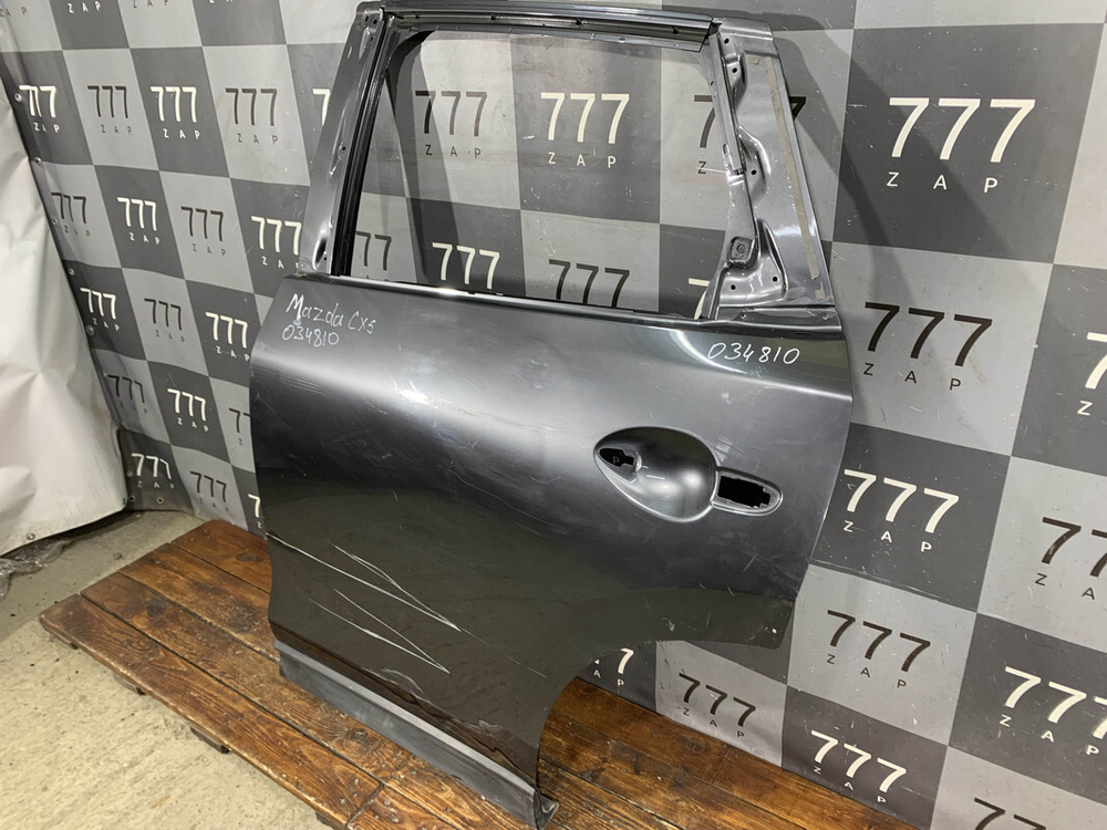 Дверь задняя левая Mazda CX-5 2 (KF) 17-нв Б/У Оригинал kb7w73010