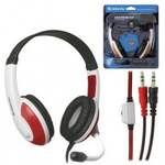 Игровая гарнитура DEFENDER Warhead G-120 кабель 2.0м (красно-белый)