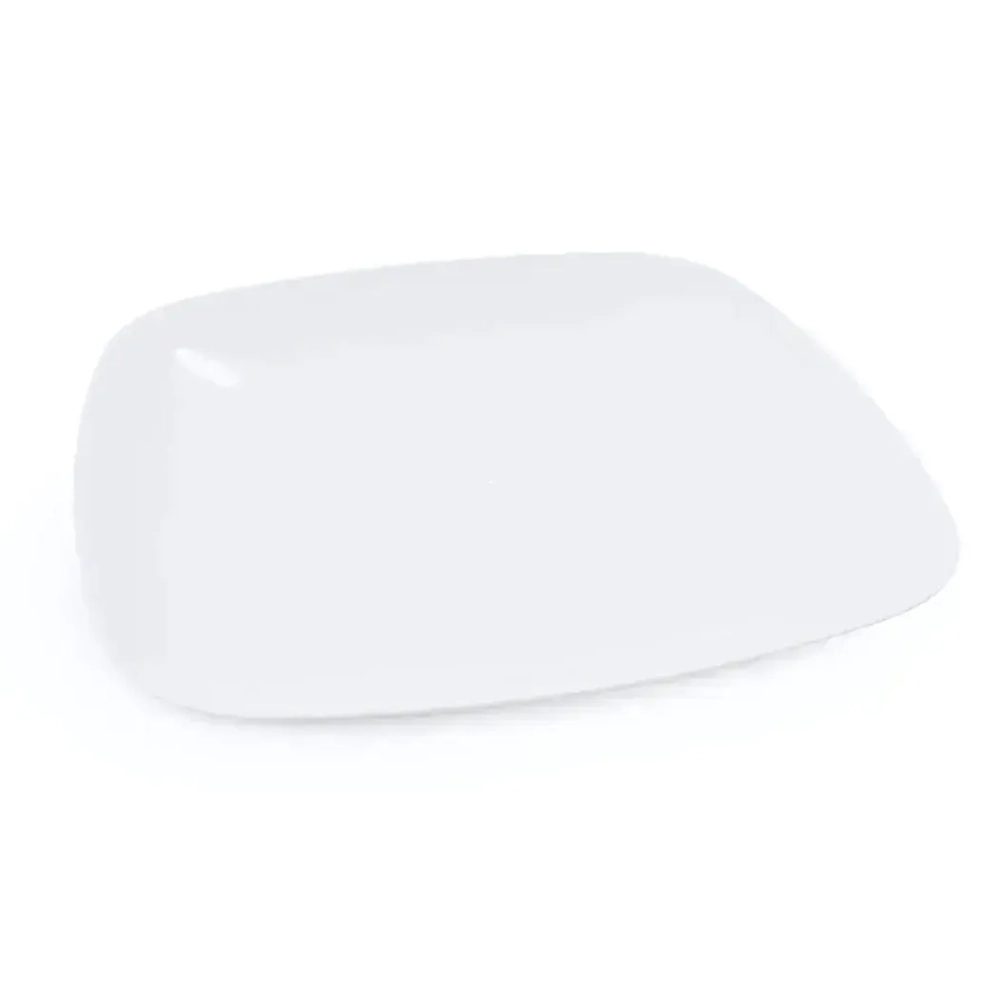 Тарелка Квадро плоская (белый)