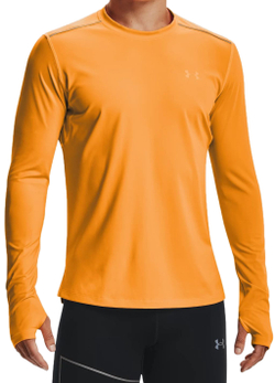 Мужская теннисная футболка теннисная Under Armour Men's Empowered Long Sleeve Crew - orange
