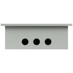 Корпус металлический встраиваемый ЭРА ЩРВ-48 (600х300х120) IP31 УХЛЗ серый | Корпуса металлические модульные