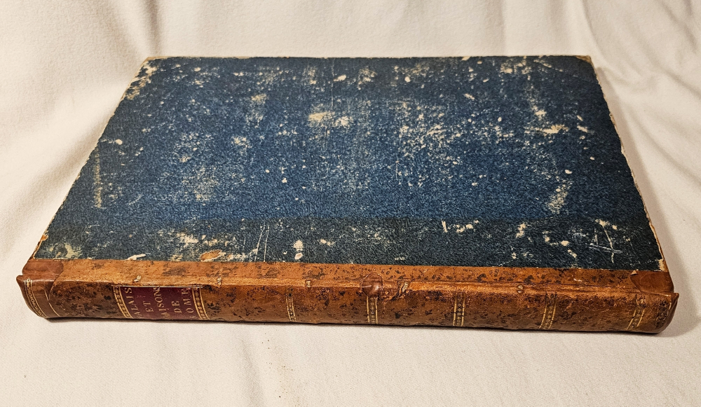 Palais, Maisons, et autres edifices modernes, dessines a Rome, publies a Paris l`an 6 de la Republique francaise (1798, v. st.). [Дворцы, дома и другие современные здания срисованные в Риме и изданные в Париже в 1798 г.)]