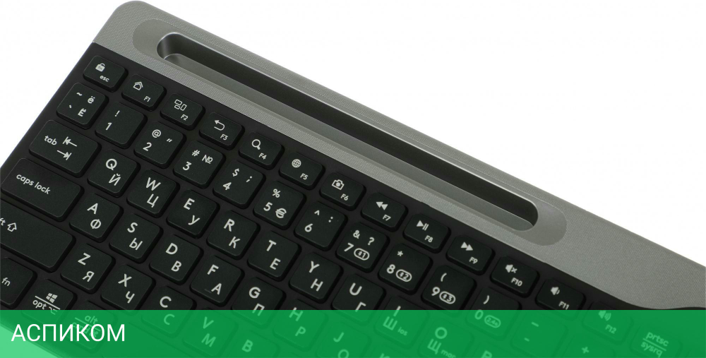 Клавиатура A4Tech Fstyler черный/серый (FBK25)